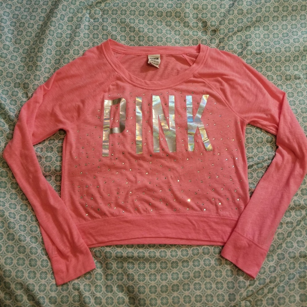 PINK Bling Crop Top from Victoria's Secret